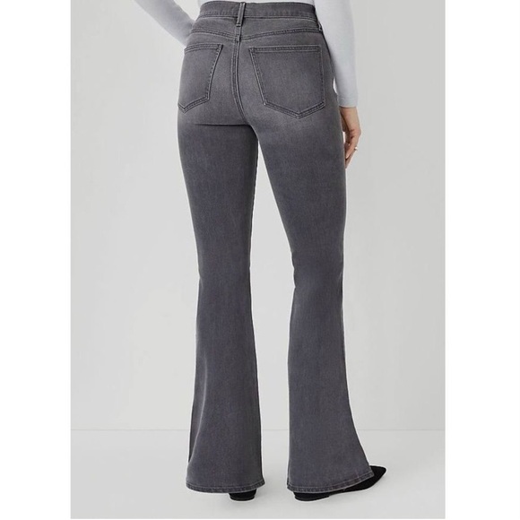 Ann Taylor Gray Slim Boot Jean - Picture 2 of 12